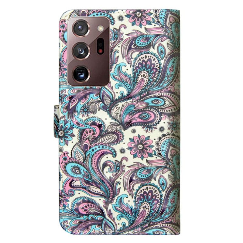 Housse Samsung Galaxy Note 20 Ultra Fleurs Motifs