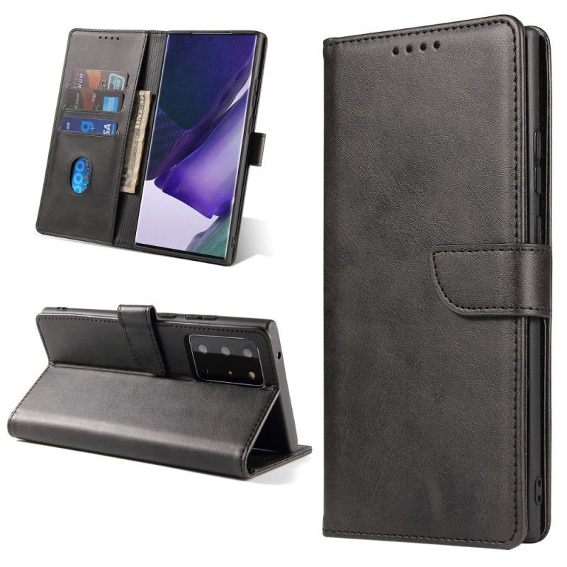 Housse Samsung Galaxy Note 20 Ultra Skin-touch Rabat Allongé