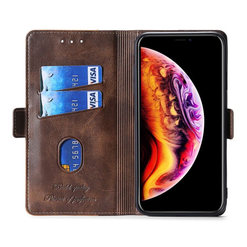 Housse Samsung Galaxy Note 20 Ultra Style Cuir Bicolore