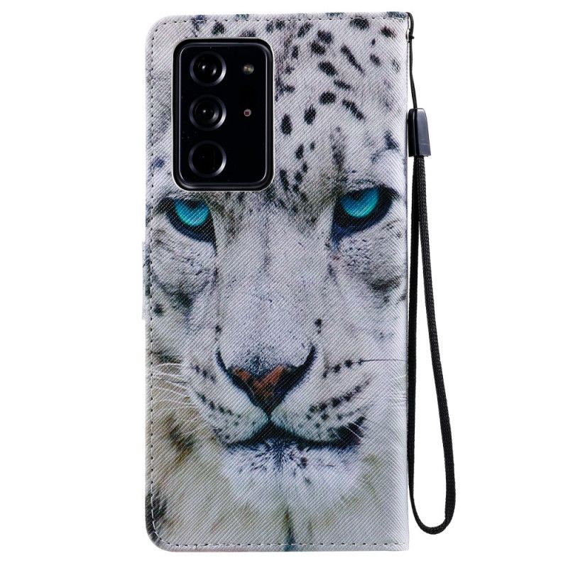 Housse Samsung Galaxy Note 20 Ultra Tigre Blanc