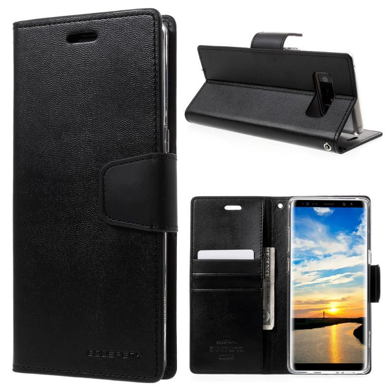 Étui Housse Samsung Galaxy Note 8 Mercury Goospery Simili Cuir Sonata