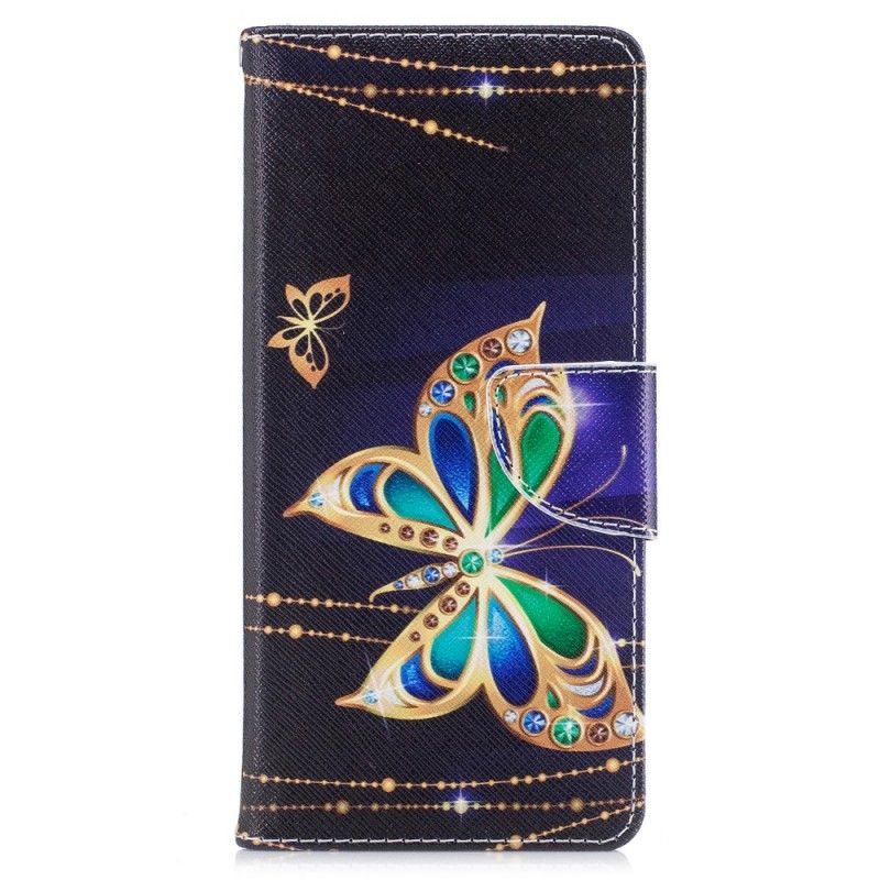 Étui Housse Samsung Galaxy Note 8 Papillon Magique