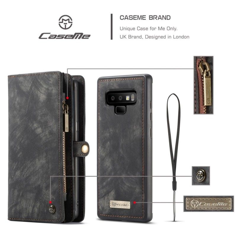 Étui Housse Samsung Galaxy Note 9 Caseme Cuir Vintage