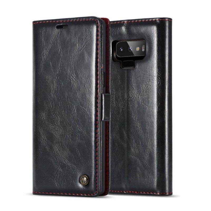 Housse Samsung Galaxy Note 9 Caseme Effet Cuir Ciré