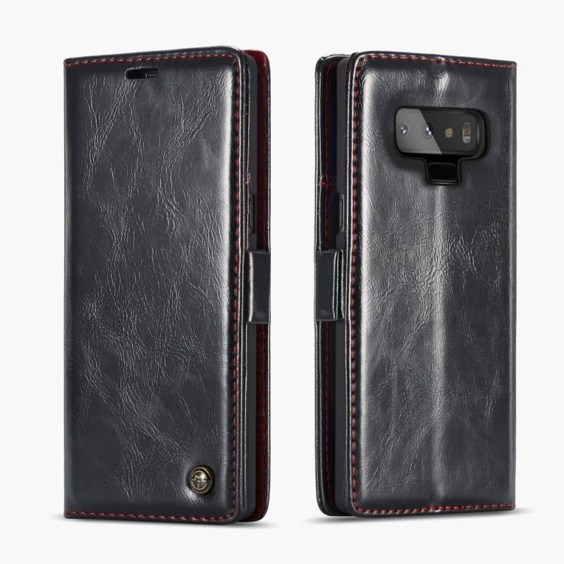 Housse Samsung Galaxy Note 9 Caseme Effet Cuir Ciré