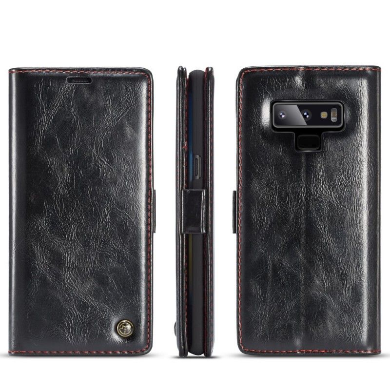 Housse Samsung Galaxy Note 9 Caseme Effet Cuir Ciré