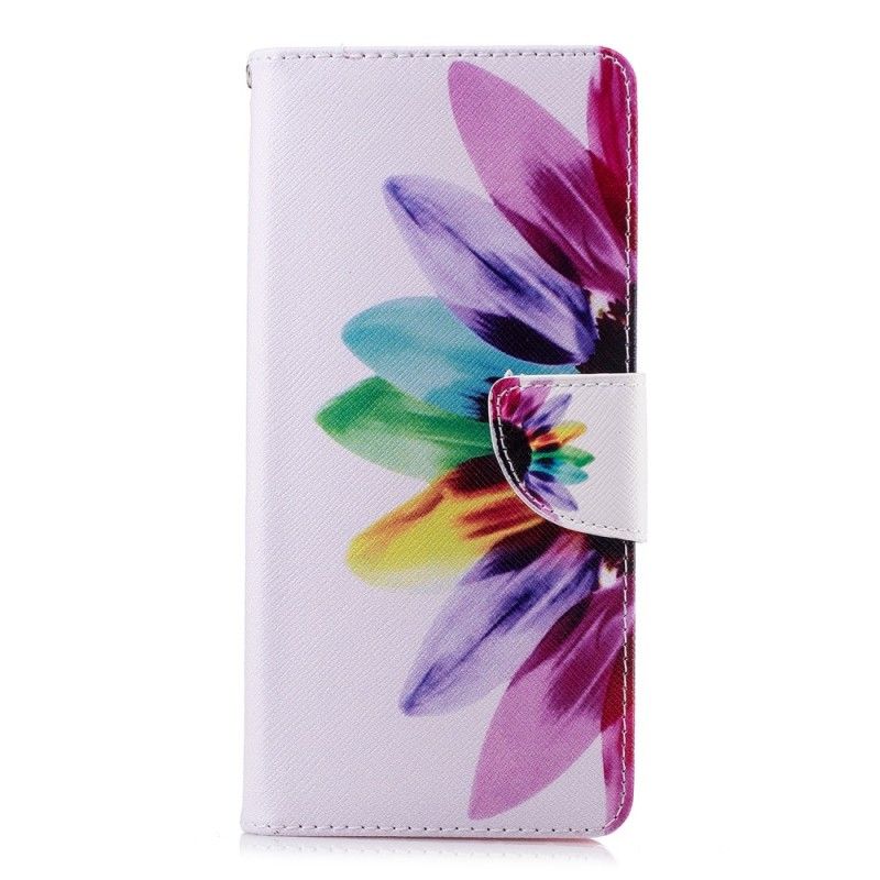 Housse Samsung Galaxy Note 9 Fleur Aquarelle