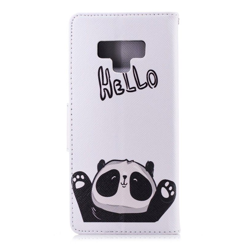 Housse Samsung Galaxy Note 9 Hello Panda