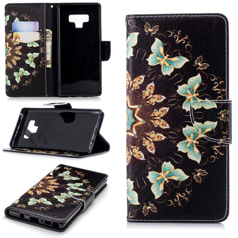 Housse Samsung Galaxy Note 9 Mandala Papillons