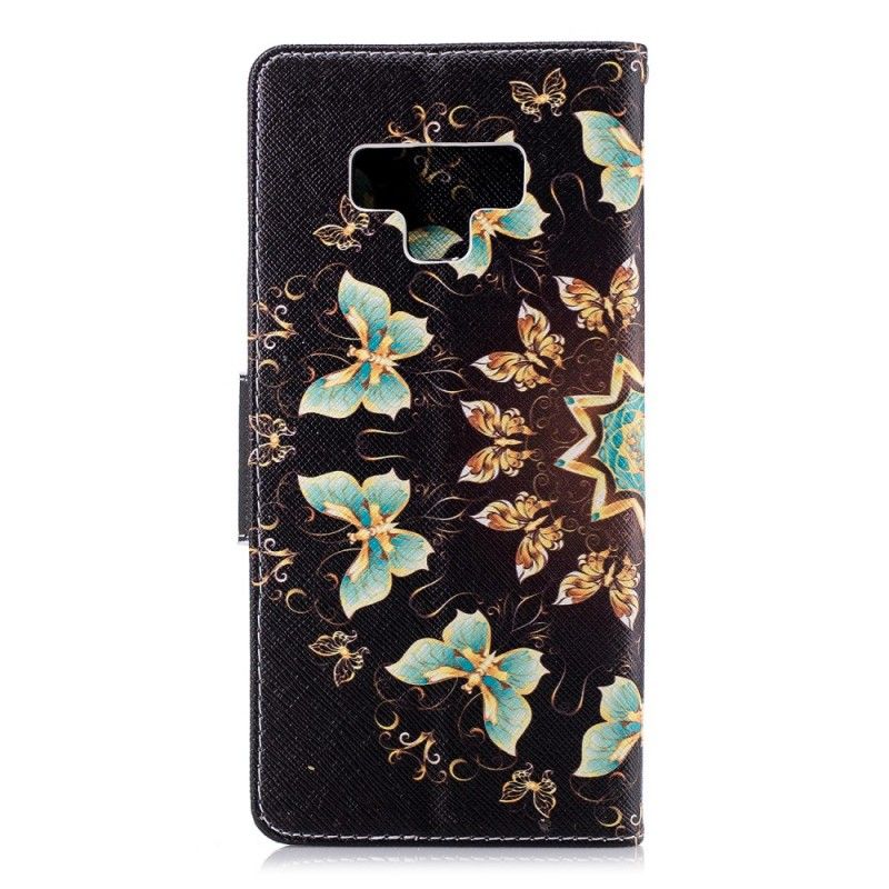 Housse Samsung Galaxy Note 9 Mandala Papillons