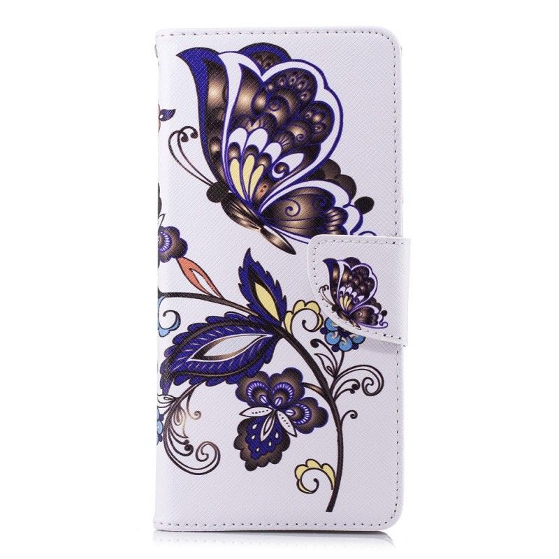 Housse Samsung Galaxy Note 9 Tattoo Papillon