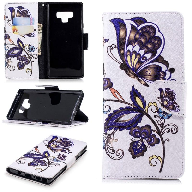 Housse Samsung Galaxy Note 9 Tattoo Papillon