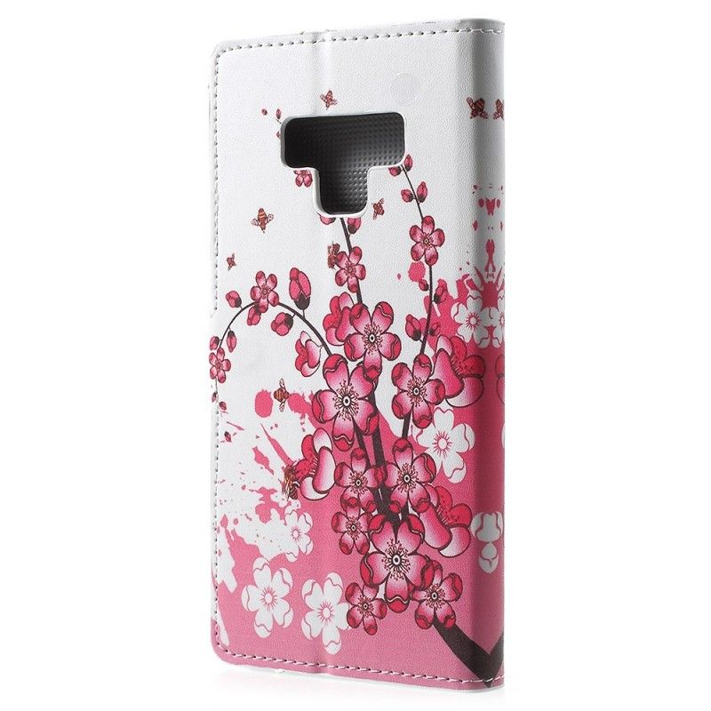 Housse Samsung Galaxy Note 9 Tropical Flowers