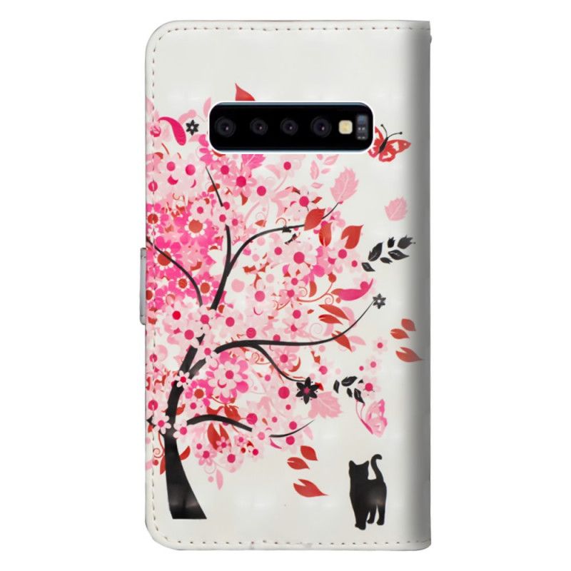 Housse Samsung Galaxy S10 5g Arbre Rose