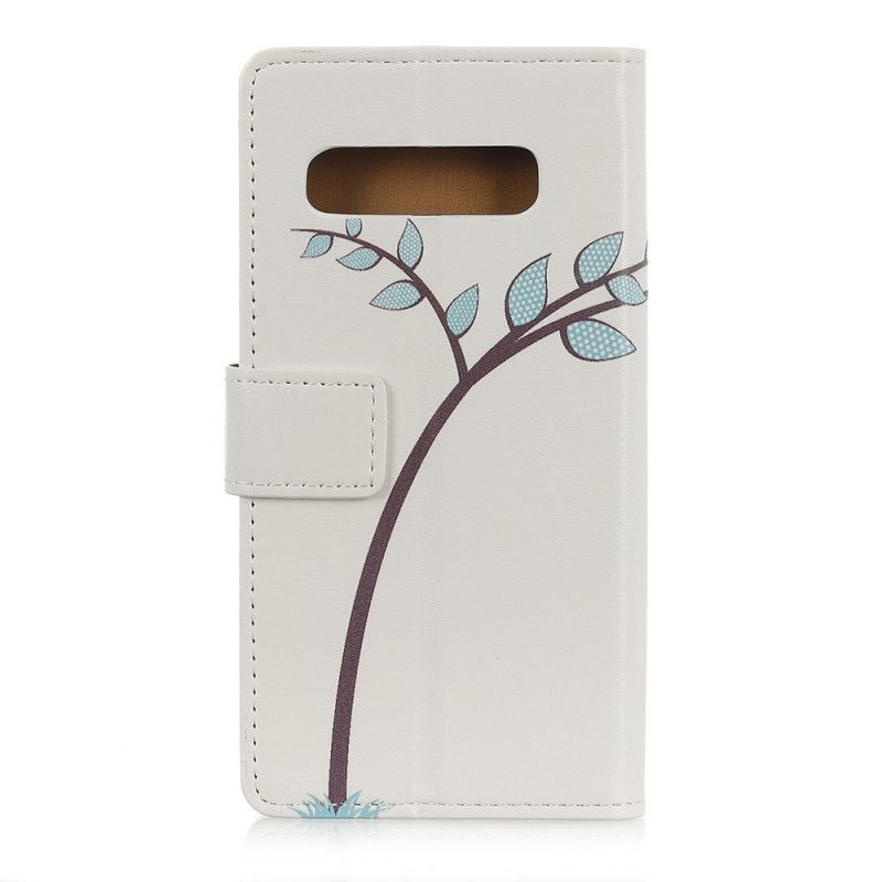 Housse Samsung Galaxy S10 5g Couple De Hiboux Sur L'arbre