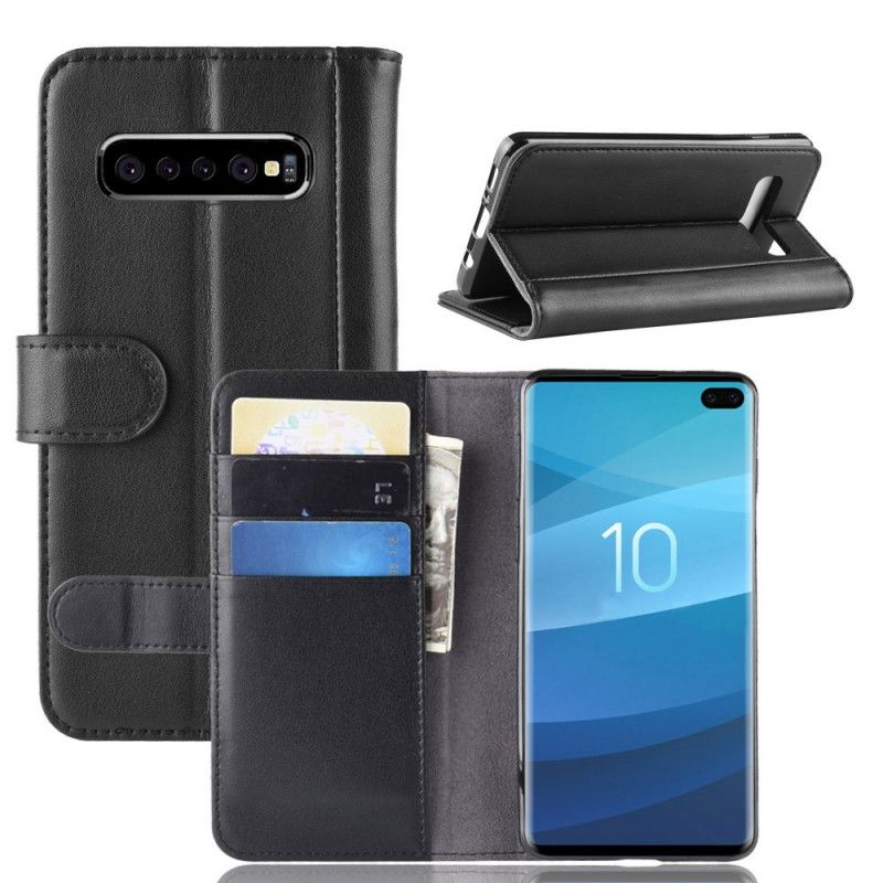 Housse Samsung Galaxy S10 5g Cuir Véritable