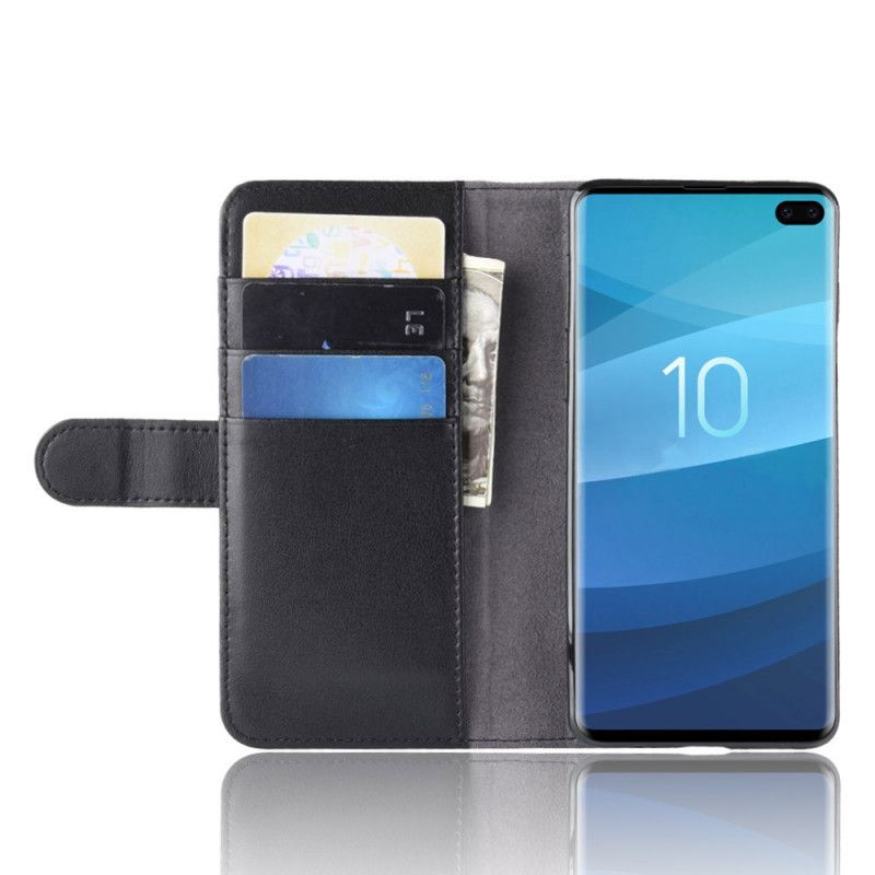 Housse Samsung Galaxy S10 5g Cuir Véritable