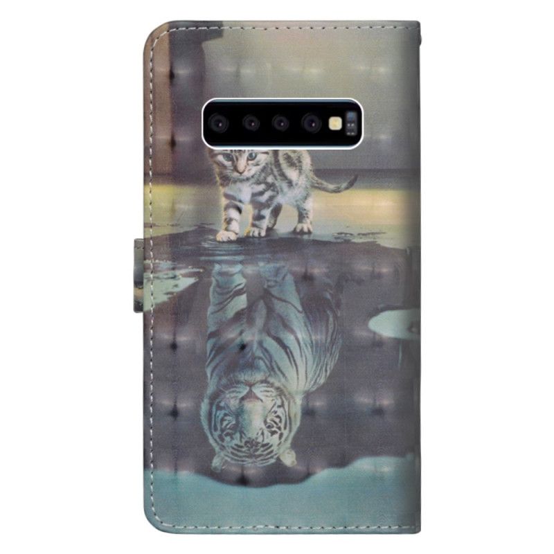 Étui Housse Samsung Galaxy S10 5g Ernest Le Tigre