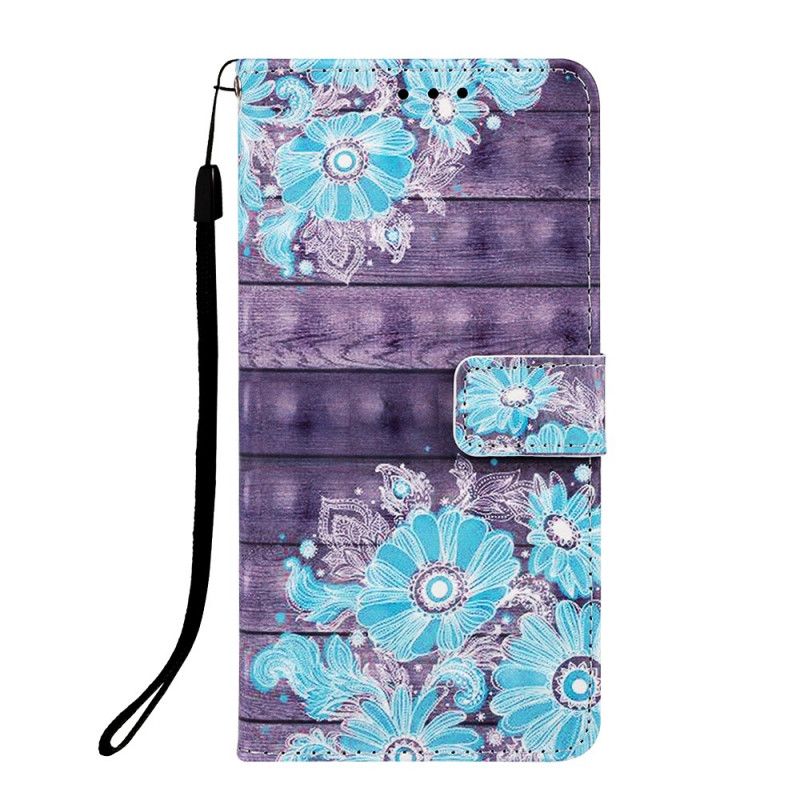 Housse Samsung Galaxy S10 5g Fleurs Bleues