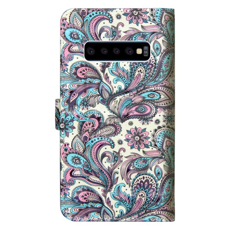 Étui Housse Samsung Galaxy S10 5g Fleurs Motifs