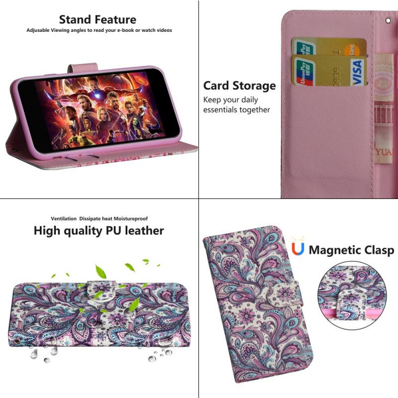 Étui Housse Samsung Galaxy S10 5g Fleurs Motifs