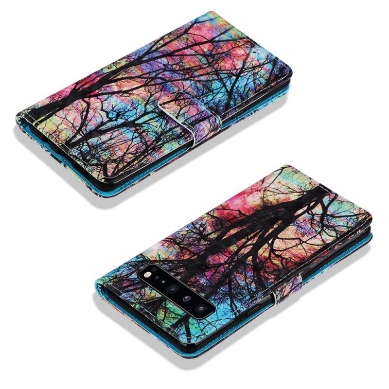 Housse Samsung Galaxy S10 5g Forêt Colorée