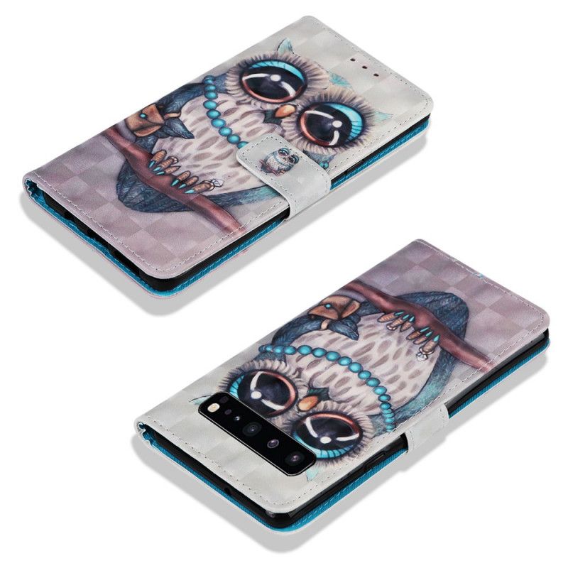 Housse Samsung Galaxy S10 5g Miss Hibou