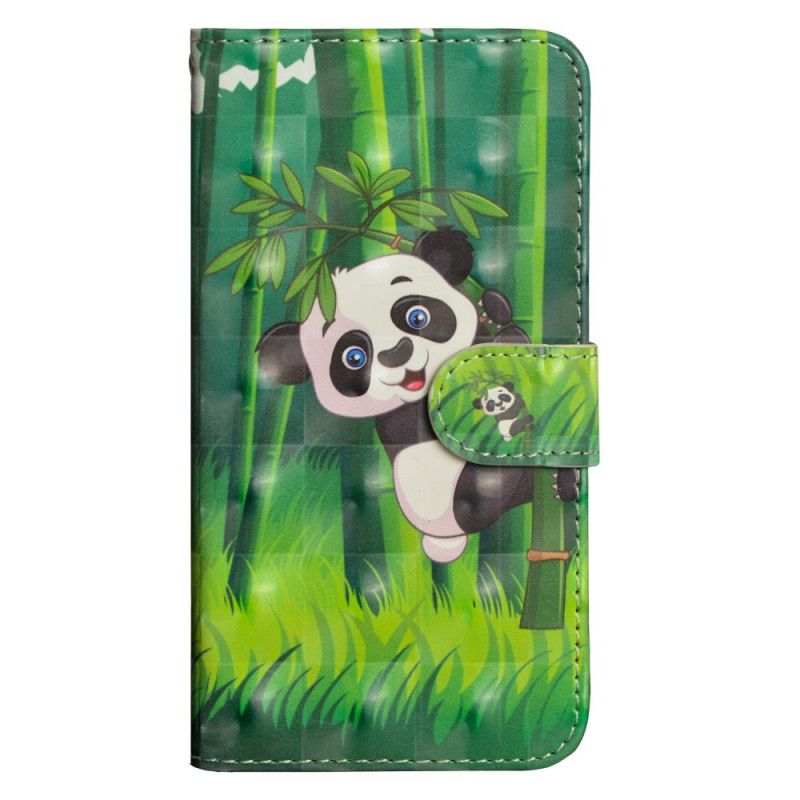 Étui Housse Samsung Galaxy S10 5g Panda Et Bambou