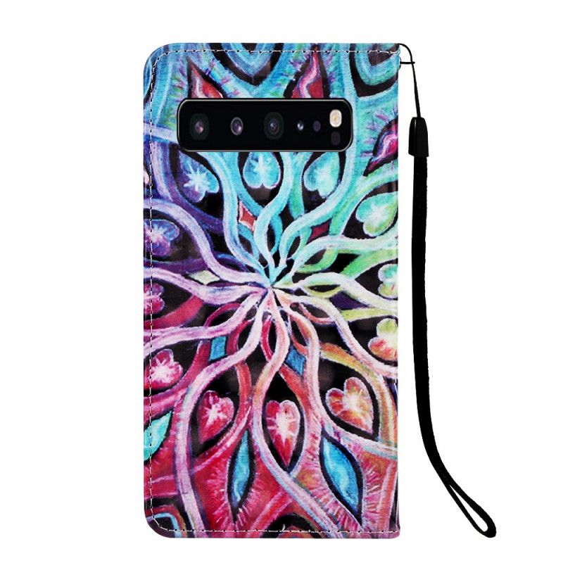 Housse Samsung Galaxy S10 5g Plante Colorée