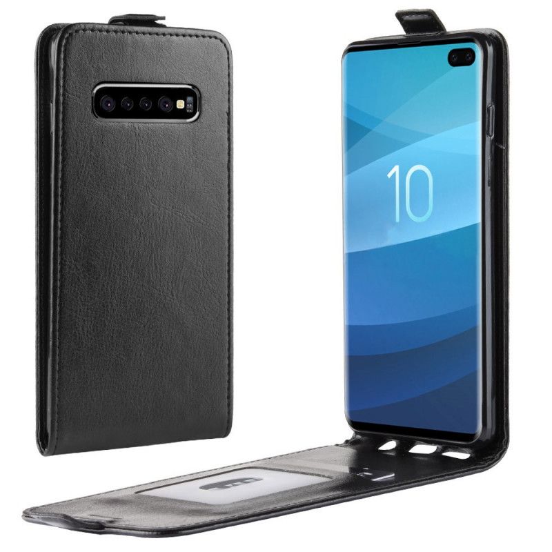 Housse Samsung Galaxy S10 5g Rabattable Effet Cuir