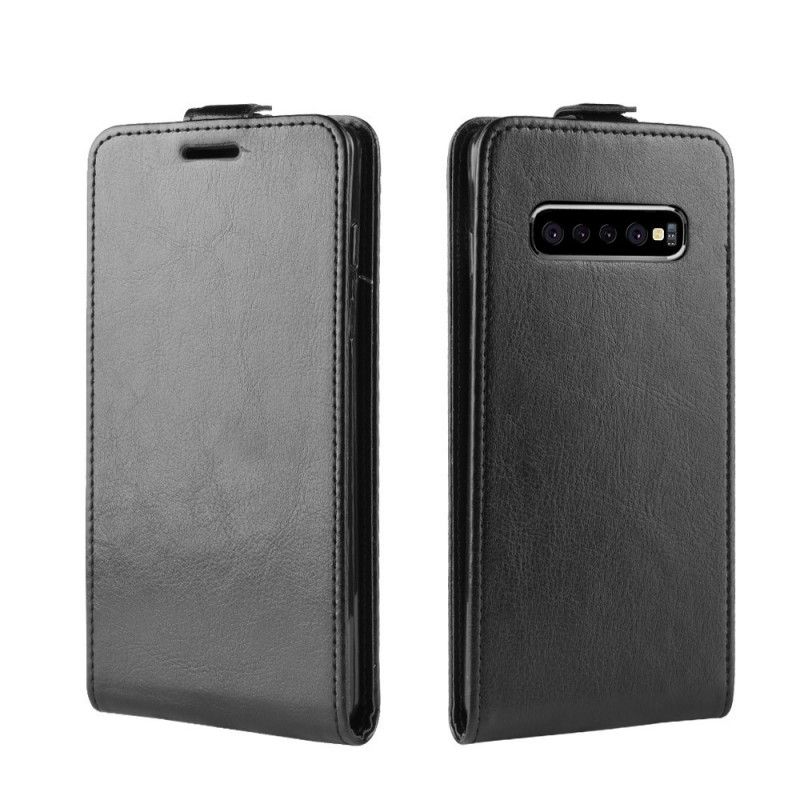 Housse Samsung Galaxy S10 5g Rabattable Effet Cuir