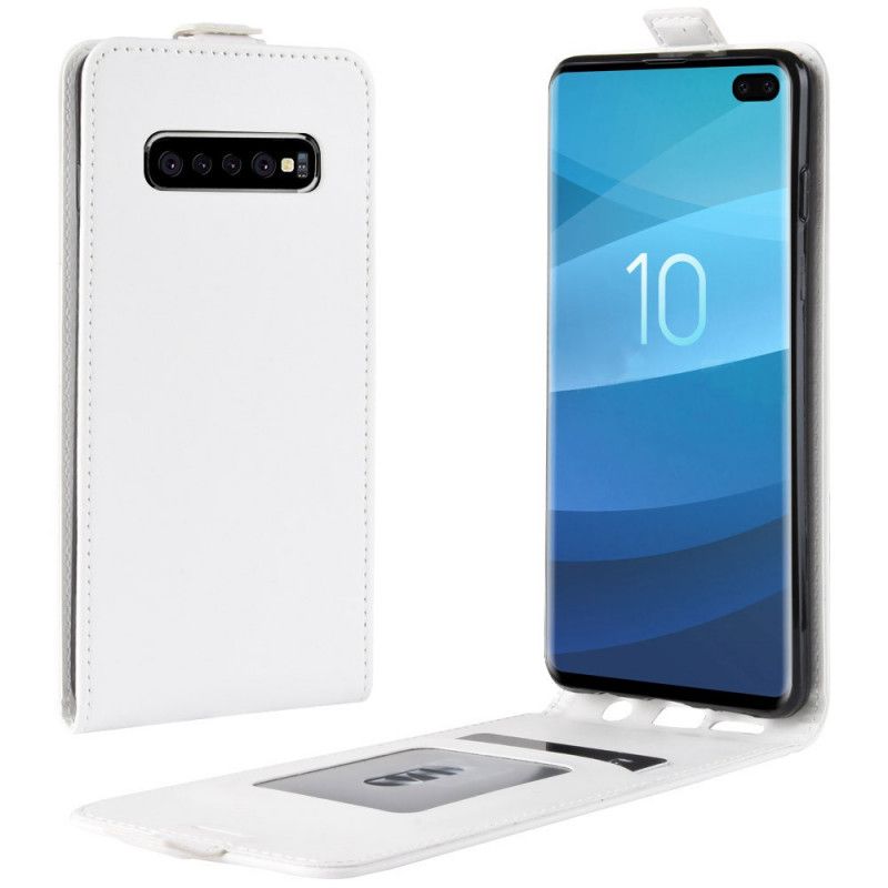 Housse Samsung Galaxy S10 5g Rabattable Effet Cuir