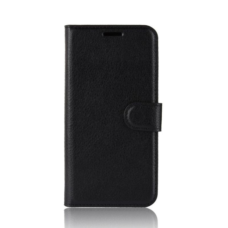 Housse Samsung Galaxy S10 5g Simili Cuir Litchi Classique