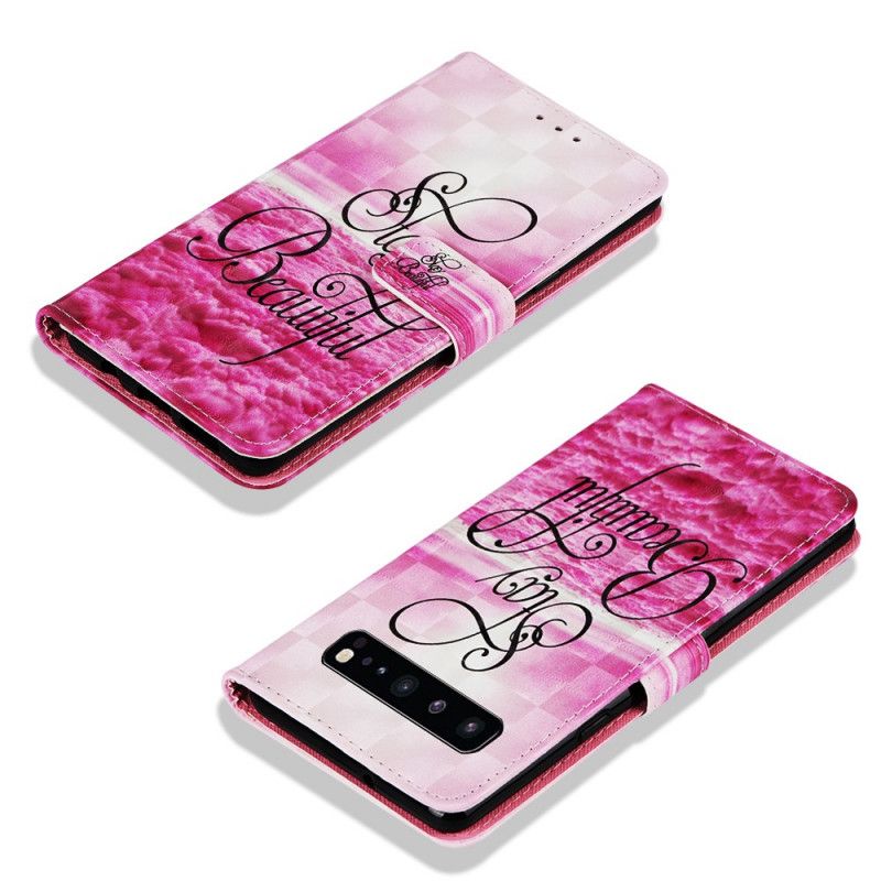 Housse Samsung Galaxy S10 5g Stay Beautiful