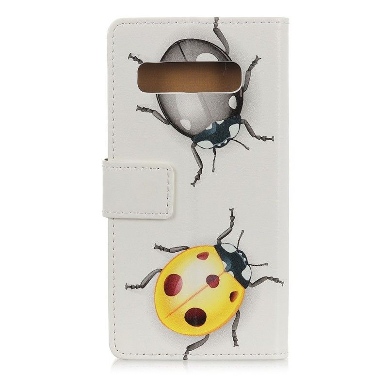 Housse Samsung Galaxy S10 Coccinelles