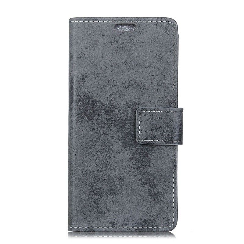 Housse Samsung Galaxy S10 Effet Cuir Vintage