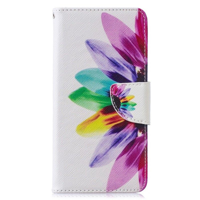 Housse Samsung Galaxy S10 Fleur Aquarelle