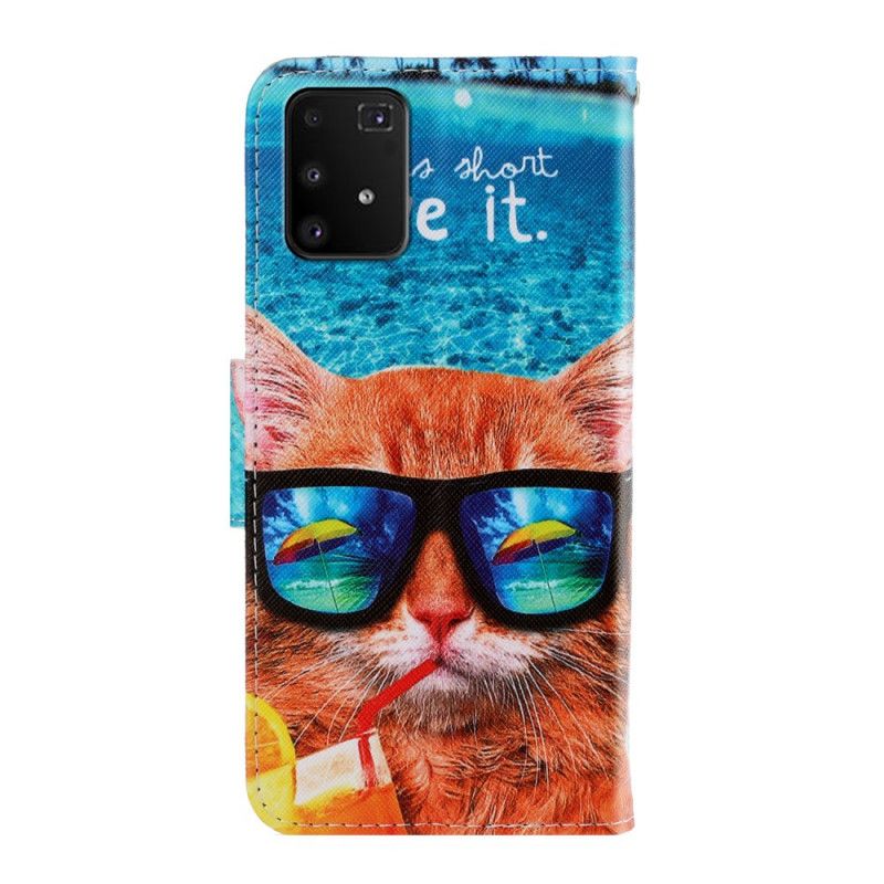 Housse Samsung Galaxy S10 Lite Cat Live It À Lanière