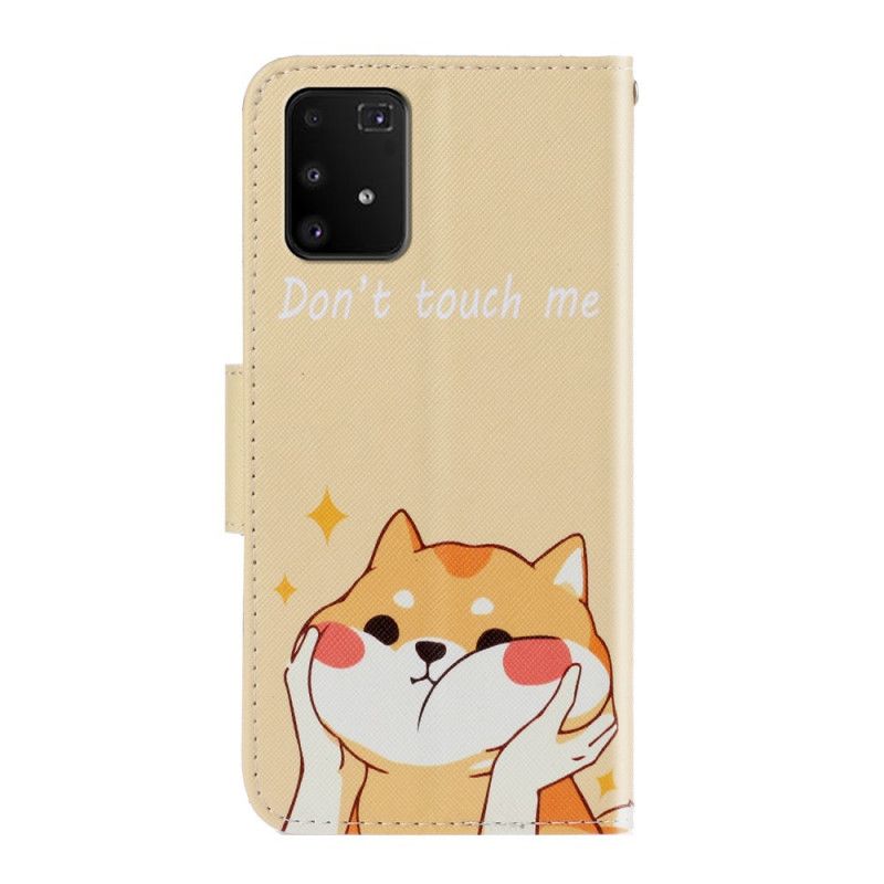 Housse Samsung Galaxy S10 Lite Chat Don't Touch Me À Lanière