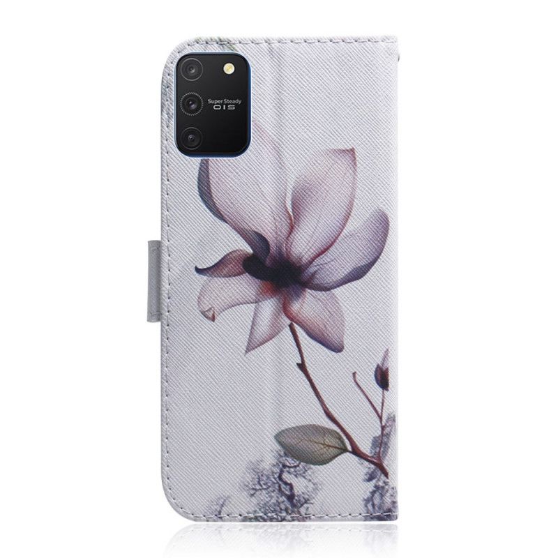 Étui Housse Samsung Galaxy S10 Lite Fleur Vieux Rose