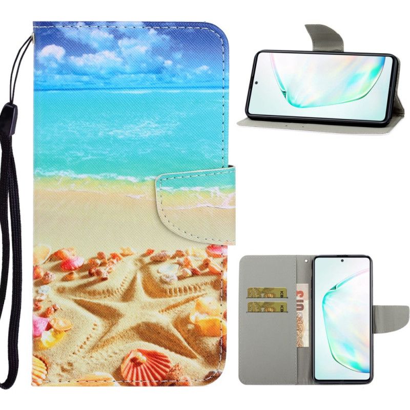 Housse Samsung Galaxy S10 Lite Plage À Lanière