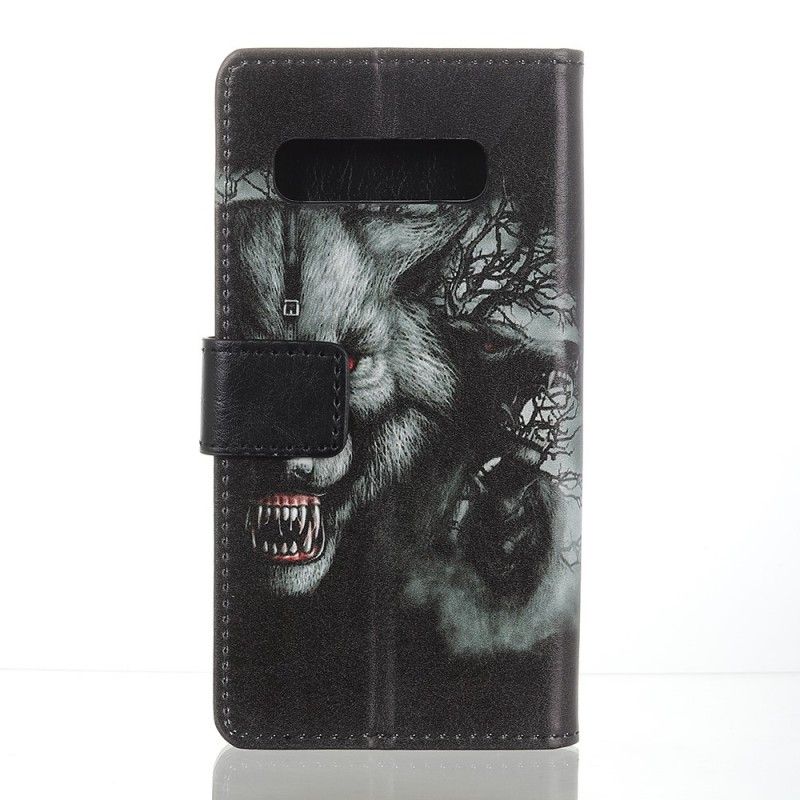 Housse Samsung Galaxy S10 Loup Garou