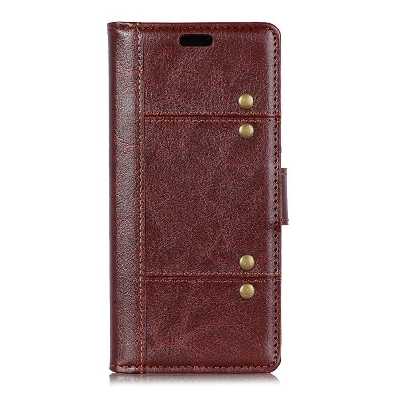 Housse Samsung Galaxy S10 Plus Effet Cuir Antique