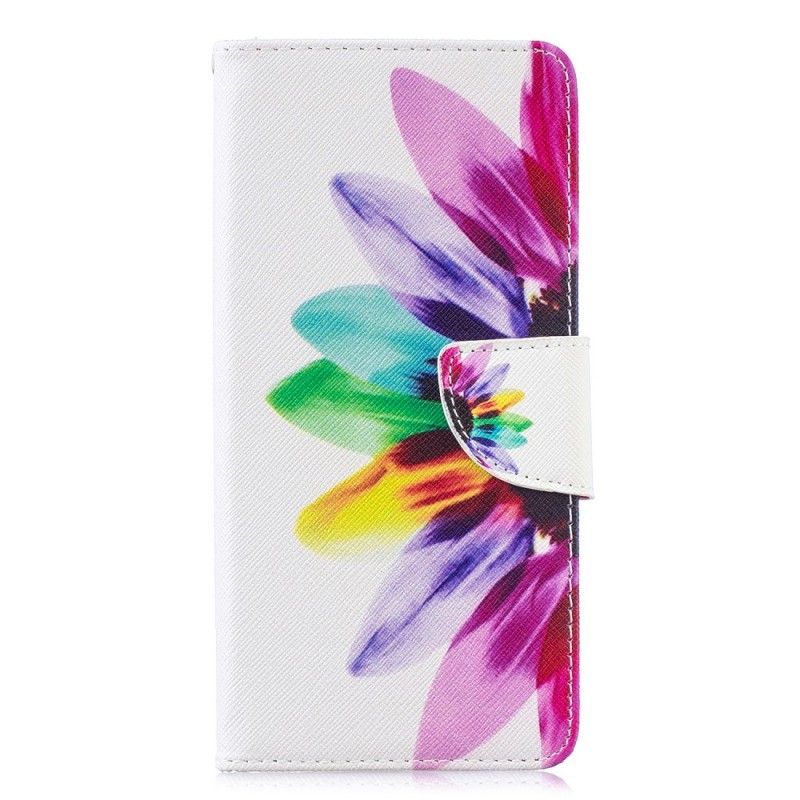 Étui Housse Samsung Galaxy S10 Plus Fleur Aquarelle