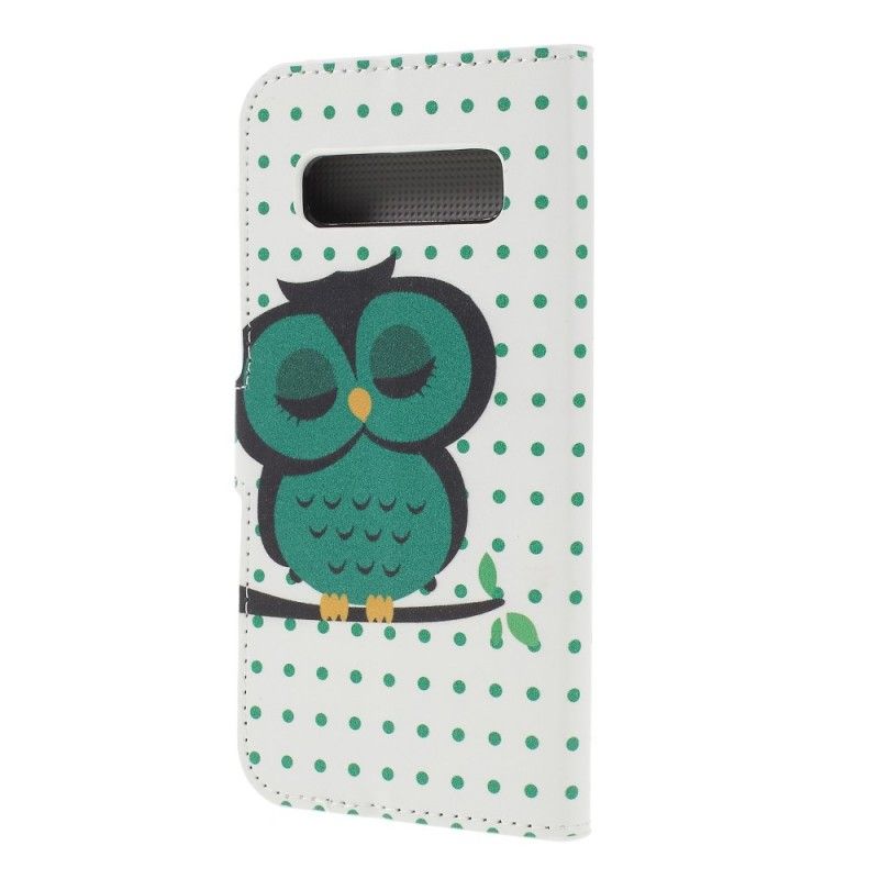 Housse Samsung Galaxy S10 Plus Hibou Endormi