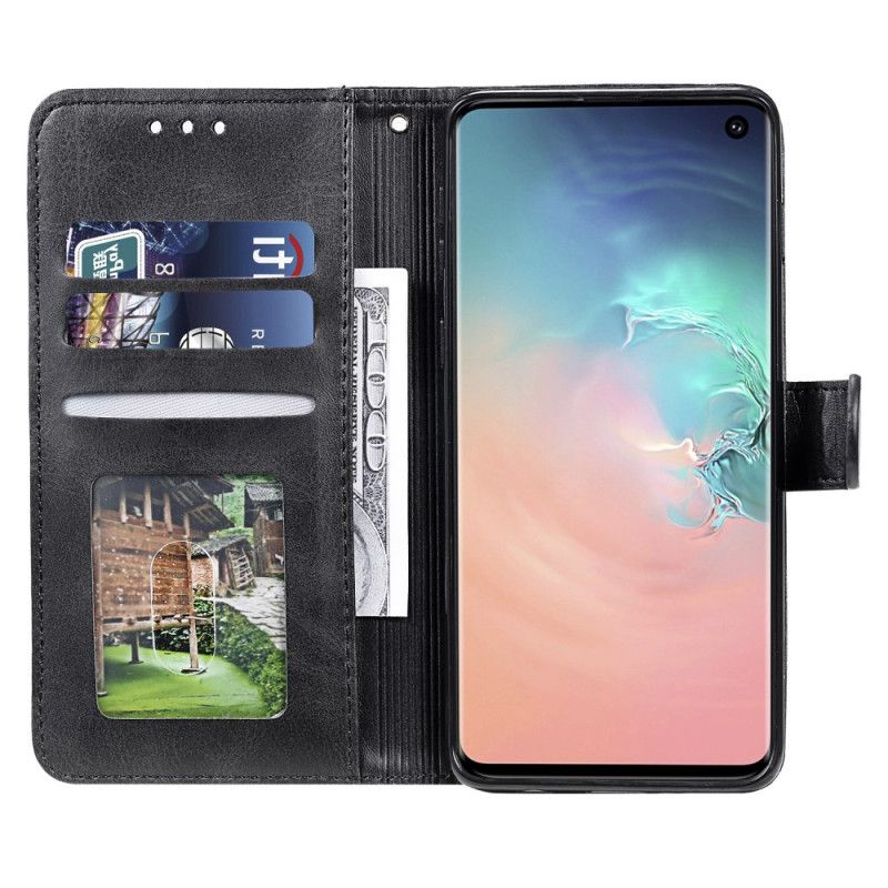 Housse Samsung Galaxy S10 Simili Cuir Losanges