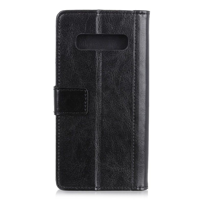 Housse Samsung Galaxy S10e Effet Cuir Antique