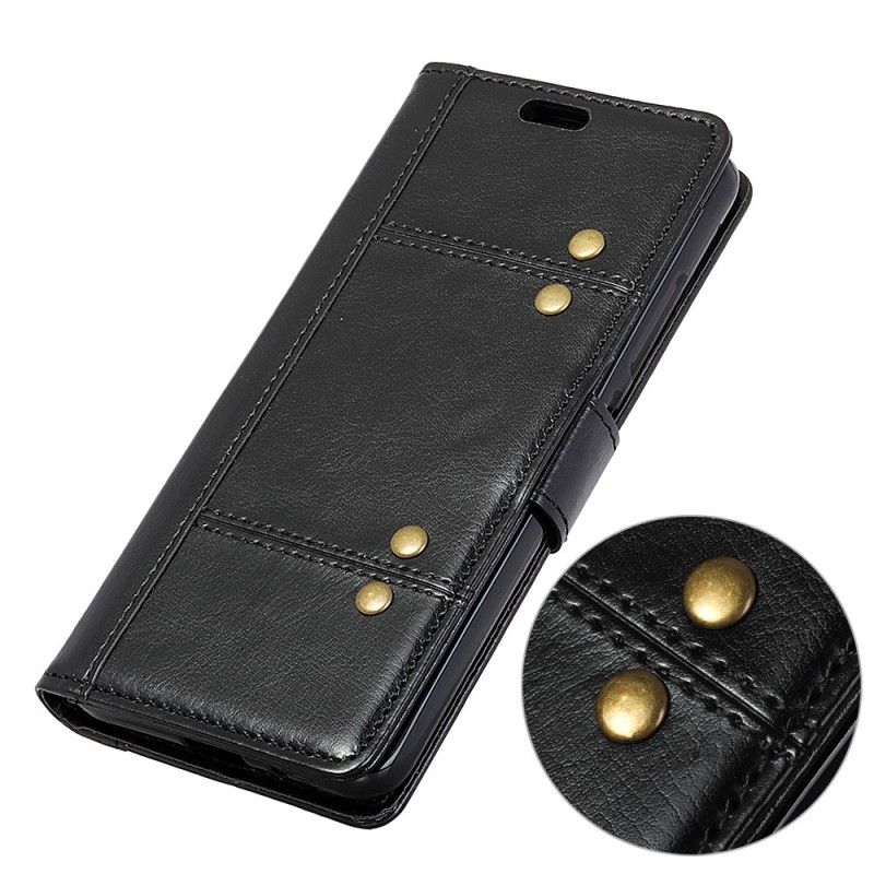 Housse Samsung Galaxy S10e Effet Cuir Antique