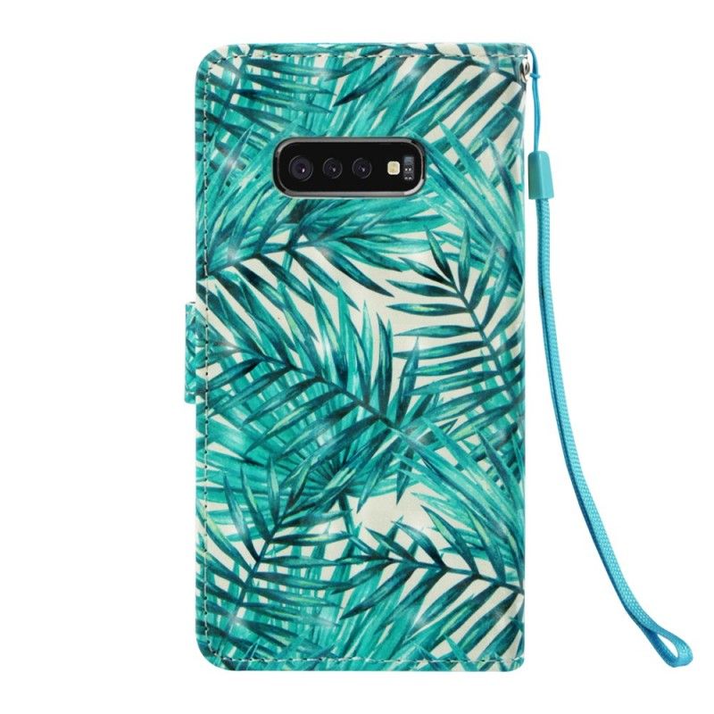 Housse Samsung Galaxy S10e Feuilles