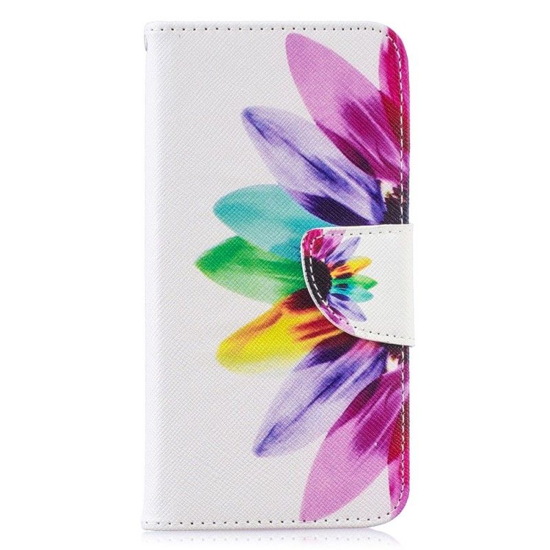 Housse Samsung Galaxy S10e Fleur Aquarelle